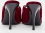 Salvatore Ferragamo Pre-owned Velvet sandals Red Dames - Thumbnail 5