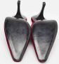 Salvatore Ferragamo Pre-owned Velvet sandals Red Dames - Thumbnail 6