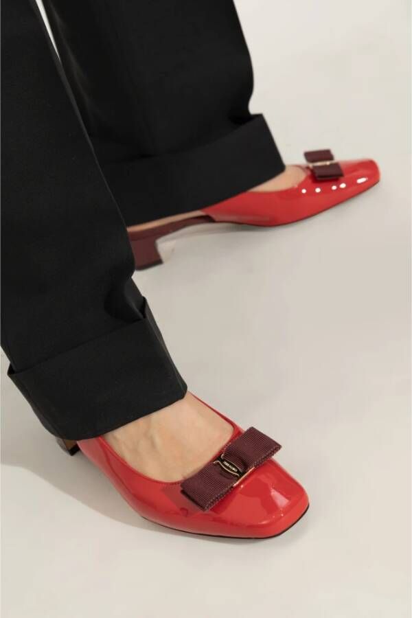 Salvatore Ferragamo Rivada hoge hakken Red Dames