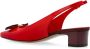 Salvatore Ferragamo Rivada hoge hakken Red Dames - Thumbnail 5