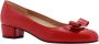 Salvatore Ferragamo Rode Pumps met Iconische Vara Strik Red Dames - Thumbnail 2