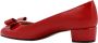 Salvatore Ferragamo Rode Pumps met Iconische Vara Strik Red Dames - Thumbnail 3