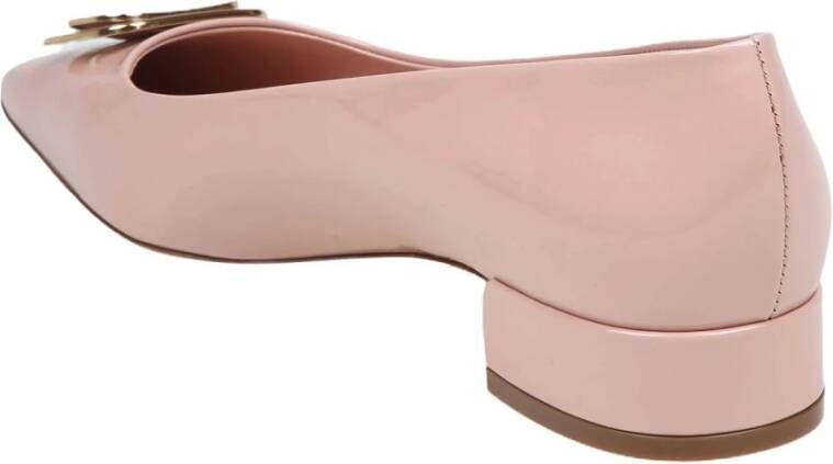 Salvatore Ferragamo Roze Ballerina Schoenen Pink Dames