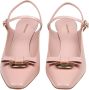 Salvatore Ferragamo Roze leren slingback pumps Pink Dames - Thumbnail 9