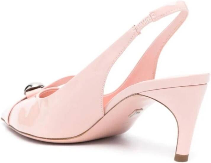 Salvatore Ferragamo Roze Nylund Brilda Zonnebril Pink Dames