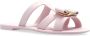 Salvatore Ferragamo Rubber slides Lilou Pink Dames - Thumbnail 4