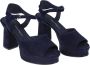 Salvatore Ferragamo Hoge hak sandalen Blauw Dames - Thumbnail 2