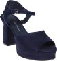 Salvatore Ferragamo Hoge hak sandalen Blauw Dames - Thumbnail 3