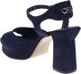 Salvatore Ferragamo Hoge hak sandalen Blauw Dames - Thumbnail 4