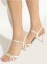 Salvatore Ferragamo Sandalettes met hak Dasy Beige Dames - Thumbnail 2