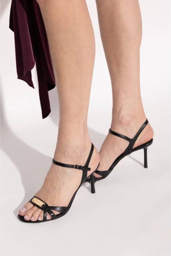 Salvatore Ferragamo Sandalettes met hak Dasy Black Dames