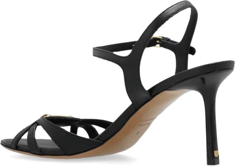 Salvatore Ferragamo Sandalettes met hak Dasy Black Dames