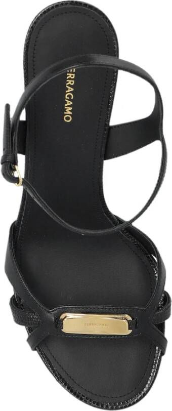 Salvatore Ferragamo Sandalettes met hak Dasy Black Dames