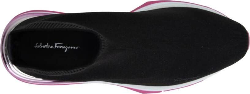 Salvatore Ferragamo Slip on Donna Sneakers Black Dames