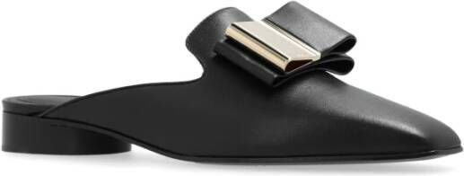 Salvatore Ferragamo Slippers 'Lea' Black Dames