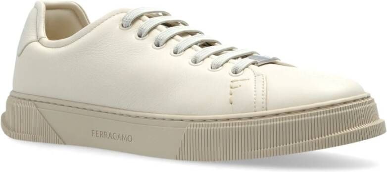 Salvatore Ferragamo Sneakers Bruce Beige Heren