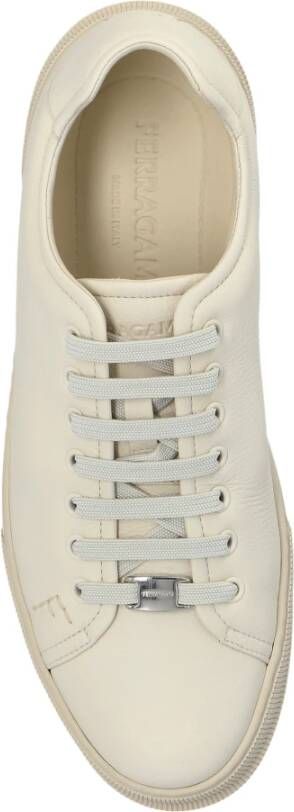 Salvatore Ferragamo Sneakers Bruce Beige Heren