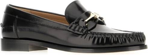 Salvatore Ferragamo Stijlvolle Loafers voor Mannen Black Dames