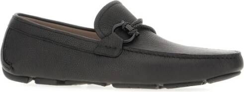 Salvatore Ferragamo Stijlvolle Loafers voor Mannen Black Heren