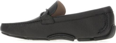 Salvatore Ferragamo Stijlvolle Loafers voor Mannen Black Heren