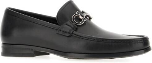 Salvatore Ferragamo Stijlvolle Loafers voor Mannen Black Heren