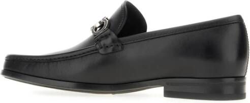 Salvatore Ferragamo Stijlvolle Loafers voor Mannen Black Heren