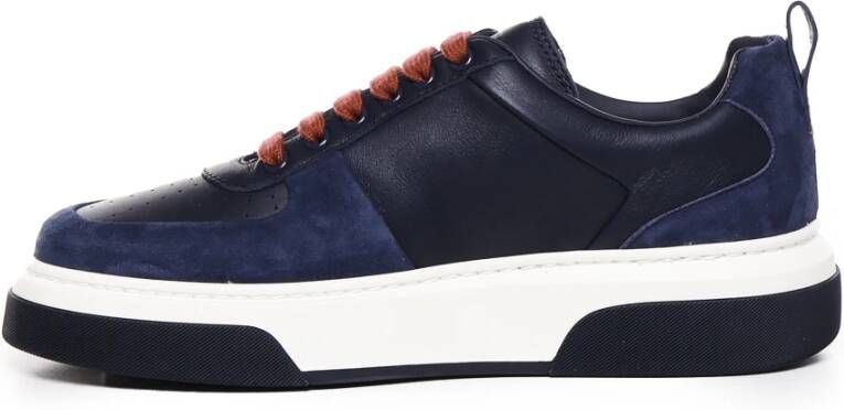 Salvatore Ferragamo Stijlvolle Sneakers voor Mannen en Vrouwen Blue Heren