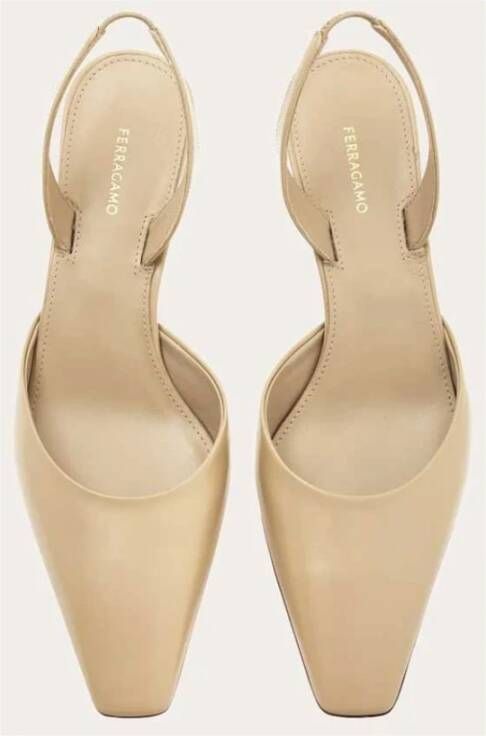 Salvatore Ferragamo Stone Alyssa Modieuze Damesschoenen Beige Dames