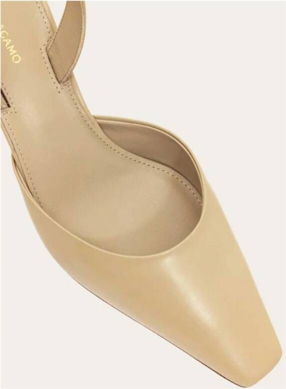 Salvatore Ferragamo Stone Alyssa Modieuze Damesschoenen Beige Dames