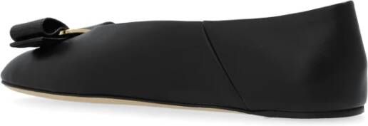 Salvatore Ferragamo Vanna Ballerina Flats Black Dames