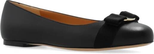 Salvatore Ferragamo Varina Ballet Flats Black Dames