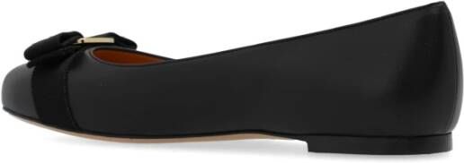 Salvatore Ferragamo Varina Ballet Flats Black Dames