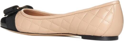 Salvatore Ferragamo Varina Q Platte Schoenen Beige Dames