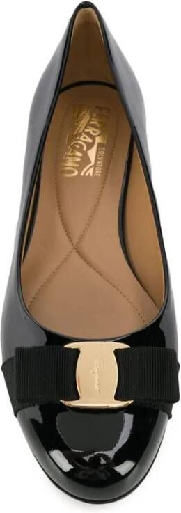 Salvatore Ferragamo Varina Zwarte Ballet Flats Black Dames