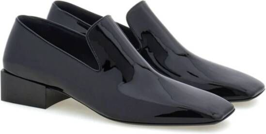 Salvatore Ferragamo Vierkante Neus Loafer Schoen Black Dames