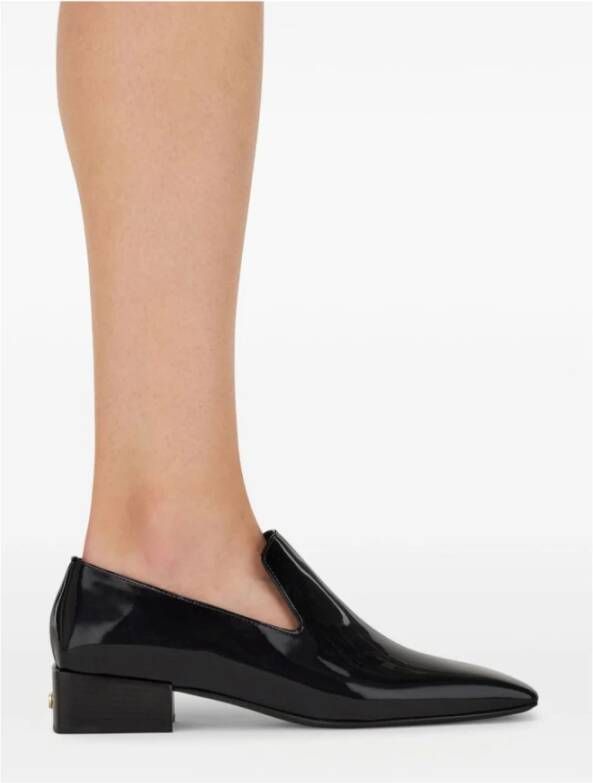 Salvatore Ferragamo Vierkante Neus Loafer Schoen Black Dames