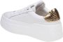 Salvatore Ferragamo Witte Leren Sneakers met Aangepaste Gesp White Dames - Thumbnail 4