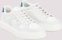 Salvatore Ferragamo Witte Suède Leren Sneakers Ss24 White Heren - Thumbnail 3