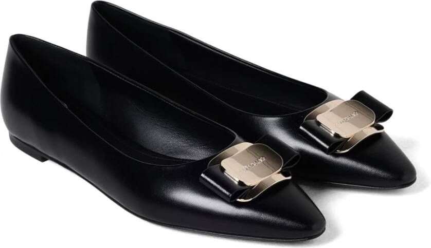 Salvatore Ferragamo ZEA Ballerina Schoenen voor Vrouwen Black Dames