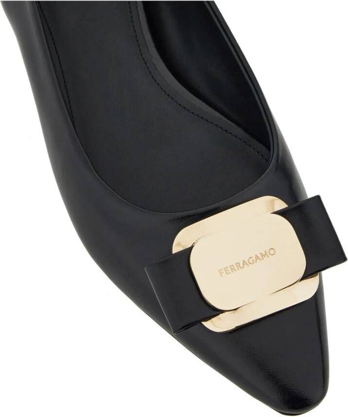 Salvatore Ferragamo ZEA Ballerina Schoenen voor Vrouwen Black Dames