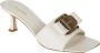 Salvatore Ferragamo Zelie Slide Sandal White Dames - Thumbnail 3