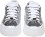 Salvatore Ferragamo Zilveren Reptielenprint Leren Sneakers Gray Dames - Thumbnail 7