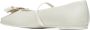 Salvatore Ferragamo Zina Ivory Ballet Flats Beige Dames - Thumbnail 3