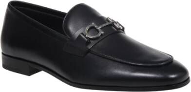 Salvatore Ferragamo Zwarte Balty Loafer Schoenen Black Heren