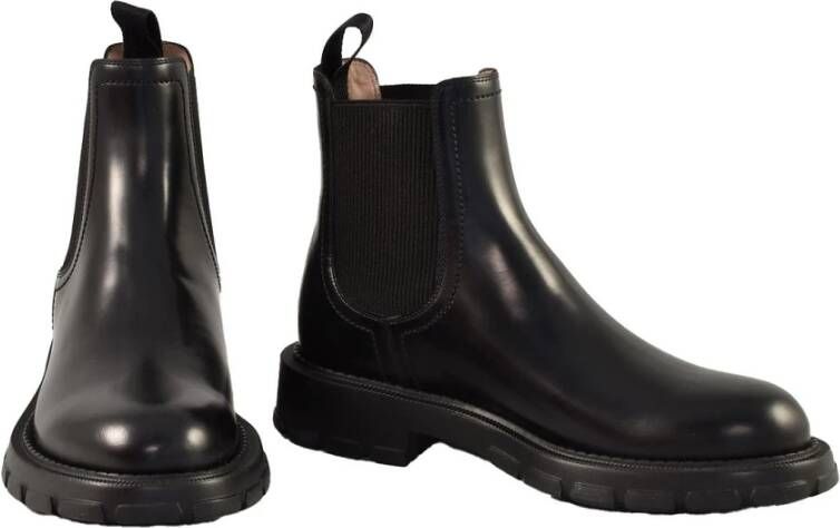 Salvatore Ferragamo Zwarte Booties voor Mannen Black Heren