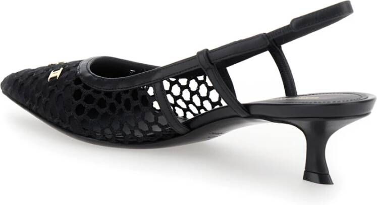 Salvatore Ferragamo Zwarte Clizia sandalen met hak Black Dames