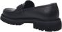 Salvatore Ferragamo Zwarte Leren Loafers met Gancini Gesp Black Heren - Thumbnail 12