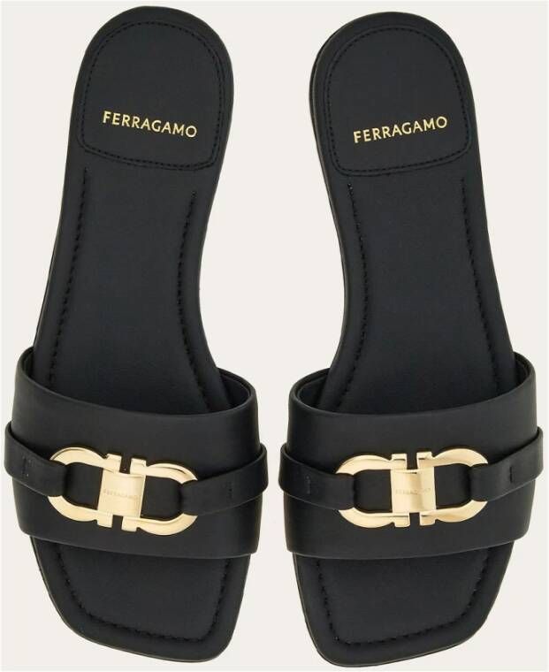 Salvatore Ferragamo Zwarte Elixer Leah Geur Black Dames