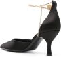 Salvatore Ferragamo Zwarte Hak Ferragamo Dana 70T Black Dames - Thumbnail 7