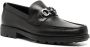 Salvatore Ferragamo Zwarte Gancini Gesp Platte Schoenen Black Heren - Thumbnail 3